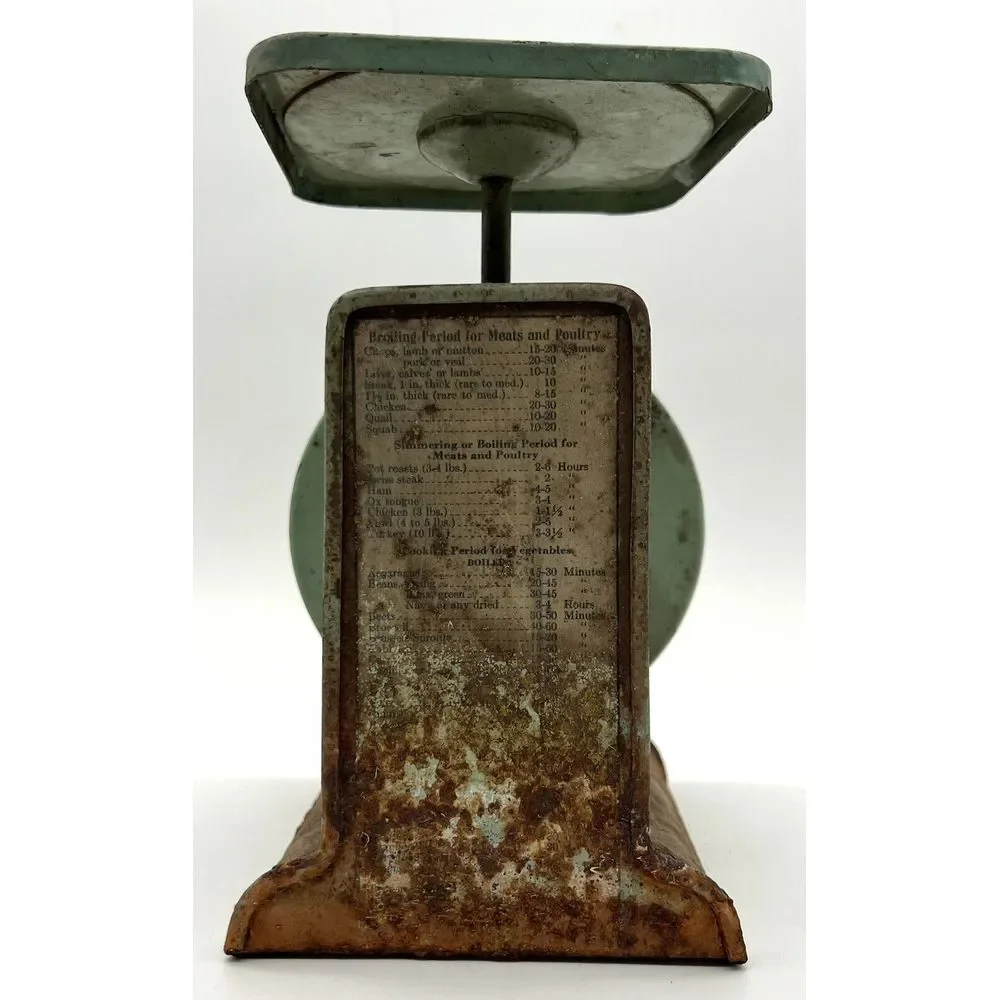 Antique 1930s Hanson Cook-O-Meter Kitchen‎ Scale 10 Pounds